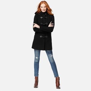 Tommy Hilfiger Wool Blend Hooded Duffle Coat Sz XS